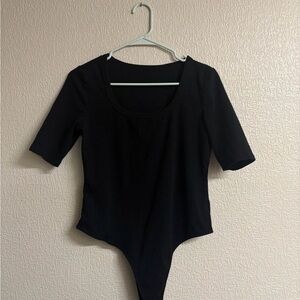 Black Women's Bodysuit Top